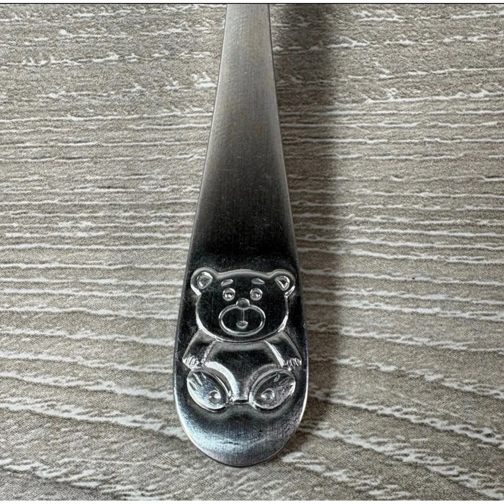 HIC Stainless Japan‎ Teddy Bear Baby Toddler Spoon